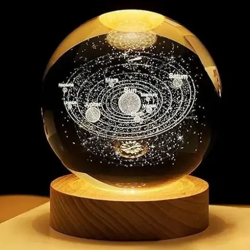 Solar system crystal light